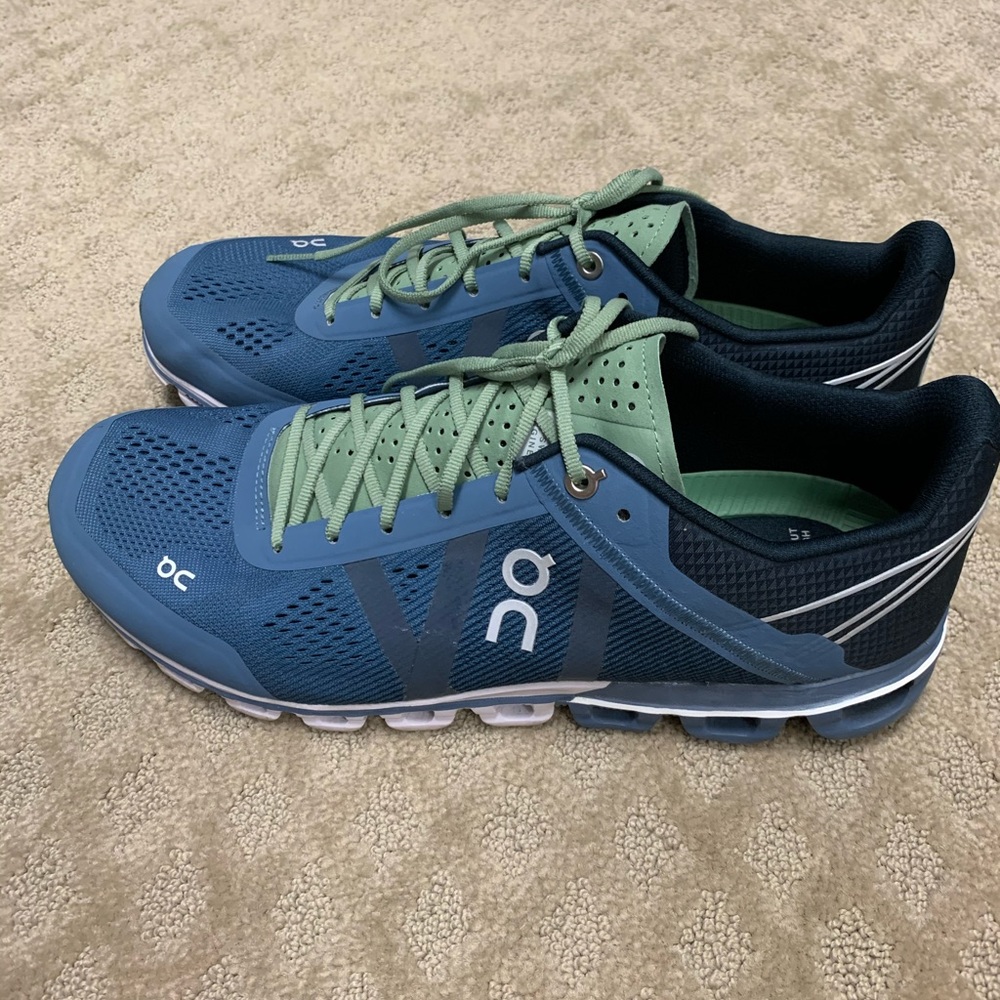On cloud shoes